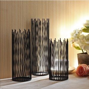 Metal Iron Candle Holders